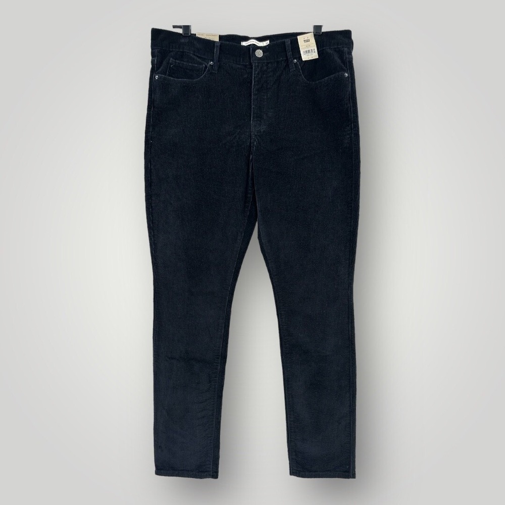 NWT Levi's 311 Shaping Skinny Corduroy Women's Black Jeans Sz 32x30 NEW $59‎